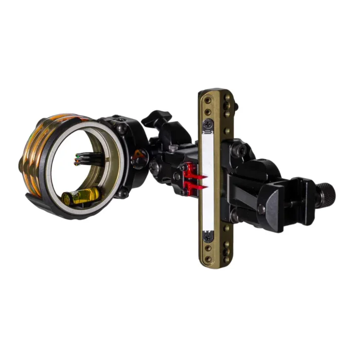 Axcel Landslyde Custom Series Bowhunting/Black Picatinny Slider w/Accustat II Scope (.019" Micro 3 Pin)