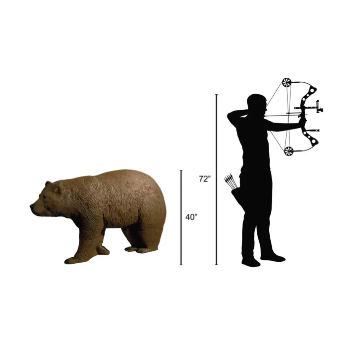 Delta McKenzie Walking Brown Bear 3D Target - Image 2